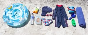 Was braucht das Baby am Strand