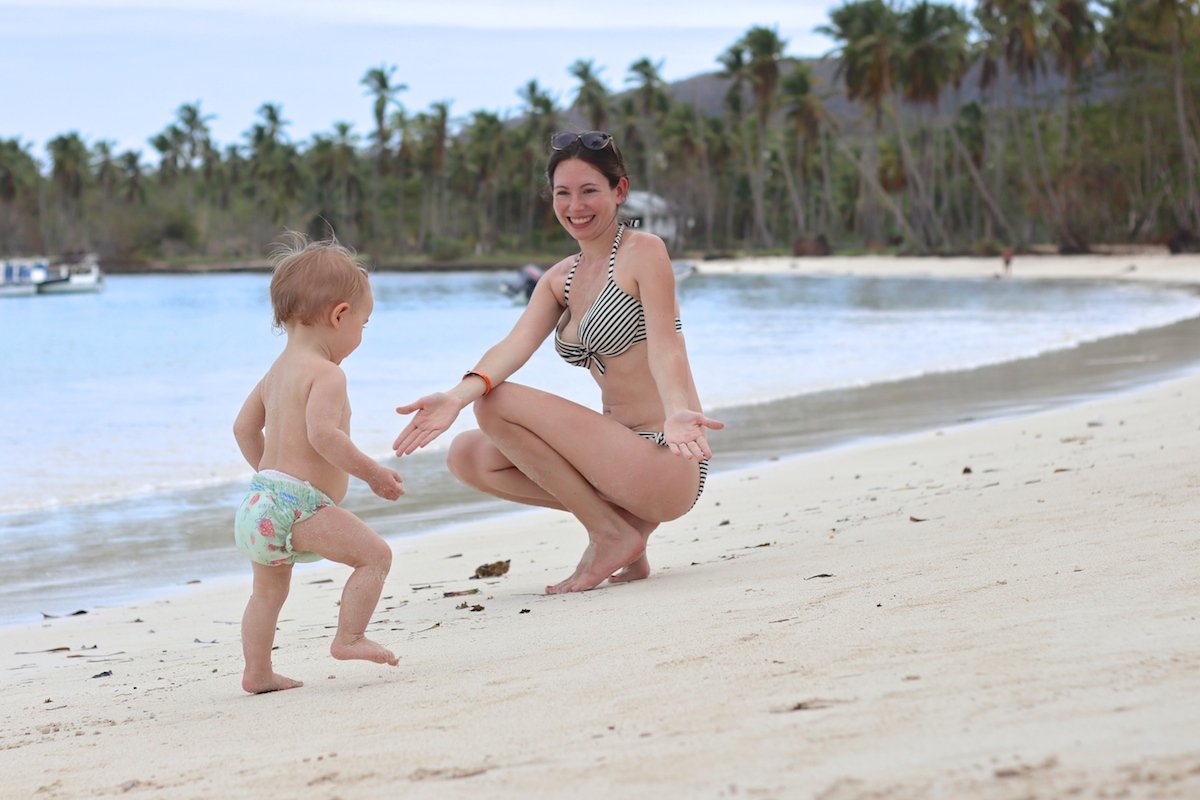 Karibik Urlaub mit Kleinkind Strand