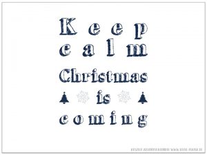 Keep Calm Weihnachten
