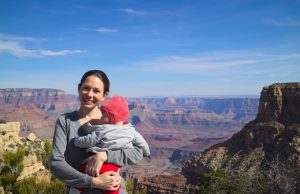 Grand Canyon mit Baby