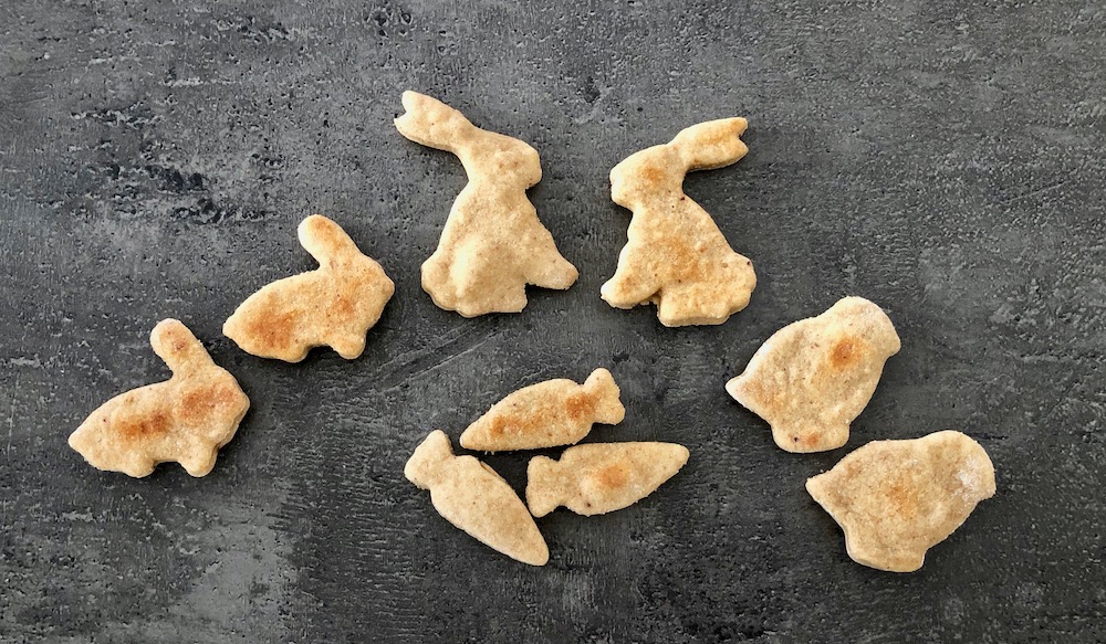 Vegane Kinder Kekse ohne Zucker ausstechen