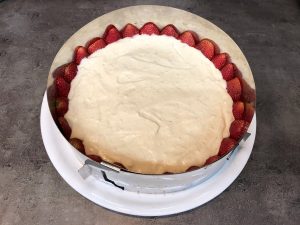 Erdbeeren-Torte Rezept Pudding-Creme