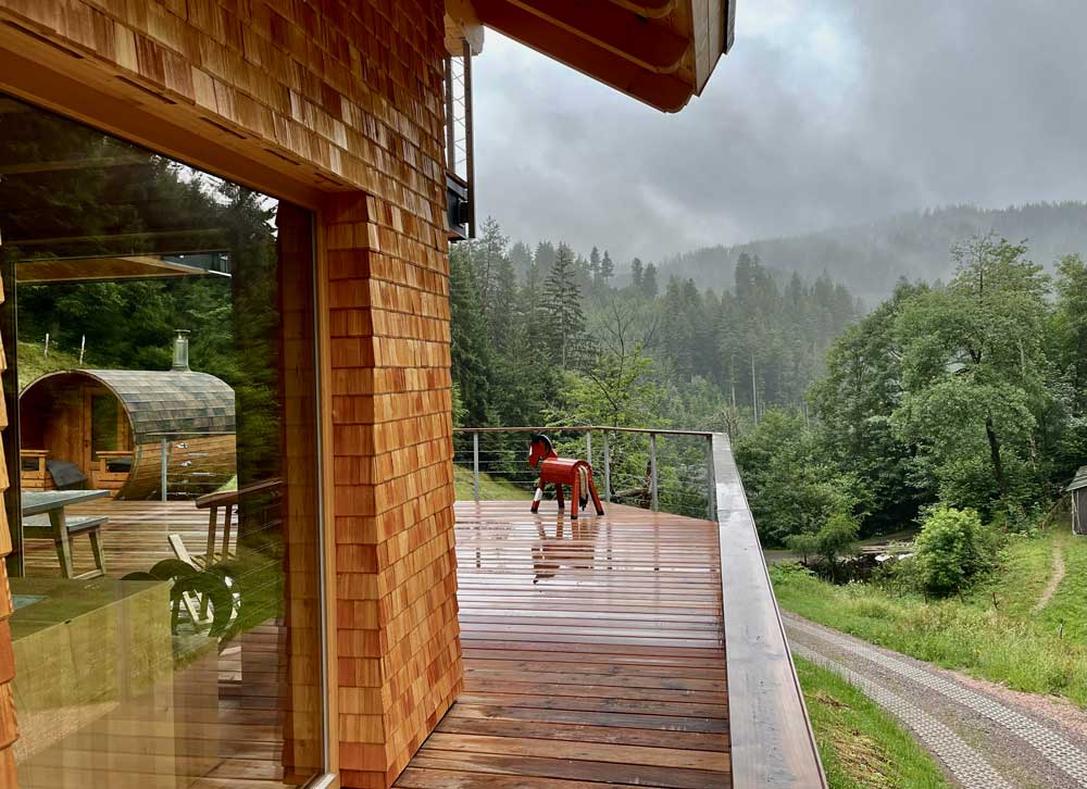 Schwarzwald Ferienhaus nachhaltig und Luxus