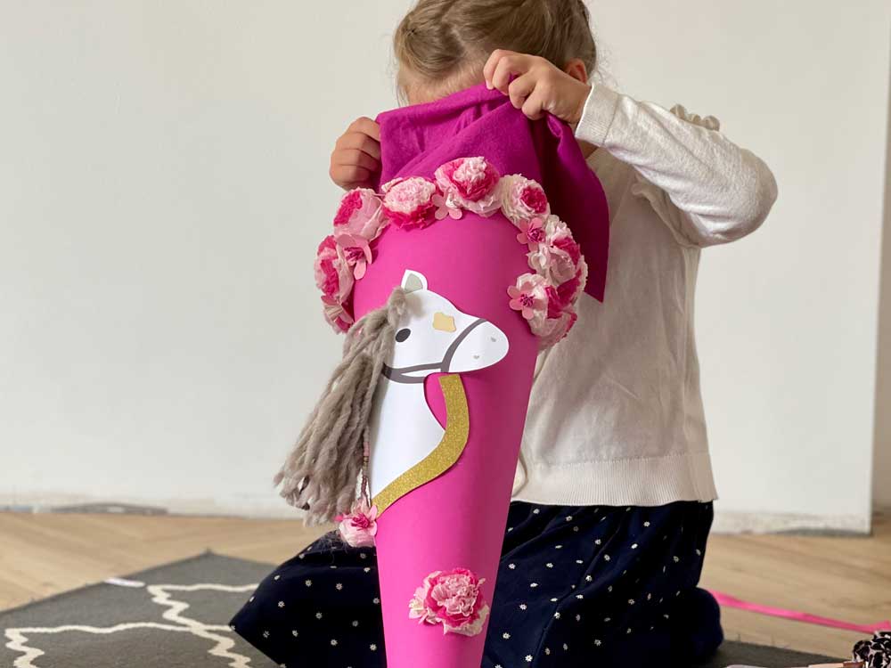 Schultüte für Mädchen DIY