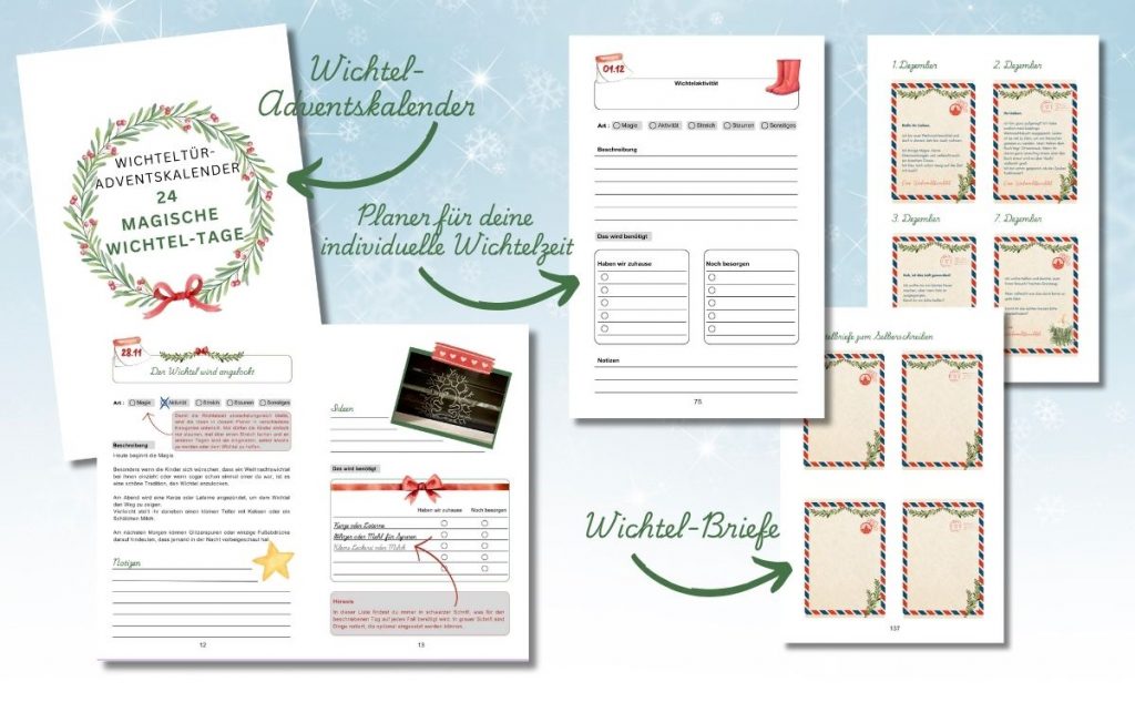 Wichteltür-Planer mit Adventskalender