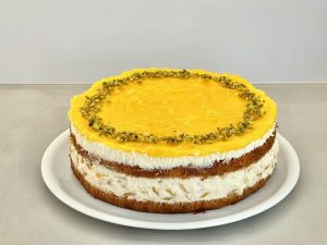 Sommerkuchen mit Pfirsich und Fruchspiegel - sooo lecker