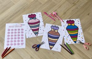 Einschulungs-Countdown und Aktivitäten zur Vorbereitung auf die Einschulung