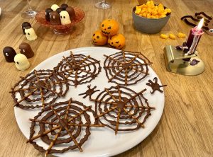essbares Spinnennetz Halloween